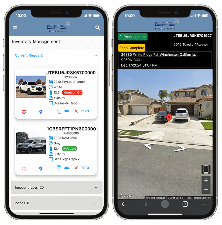 GPS Leaders BHPH Wireless Repo Recovery App