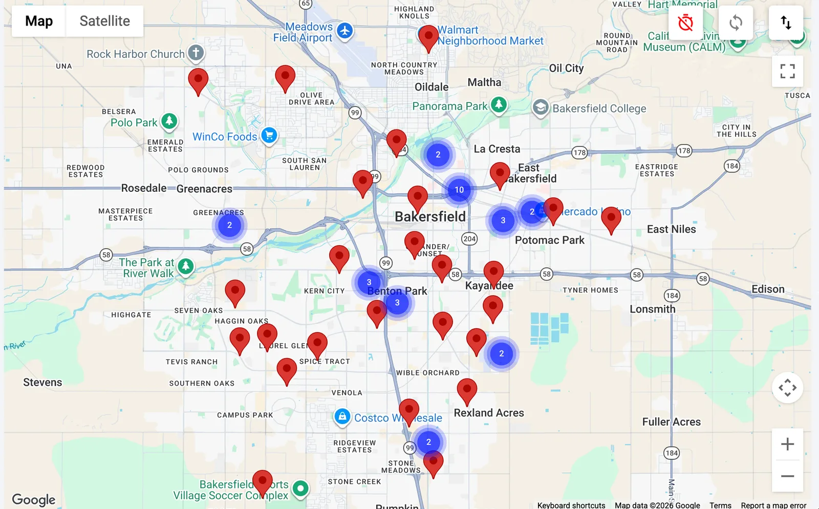 Dealer Login: Every unit on one map