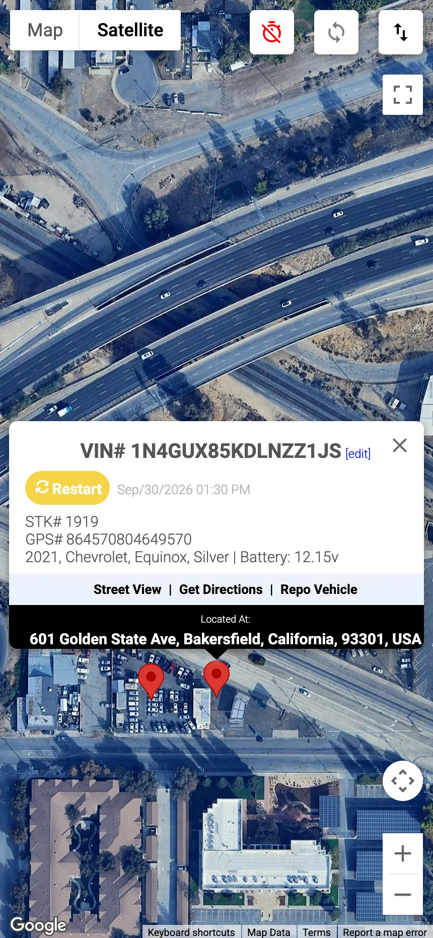 Dealer Login: One vehicle, on your phone