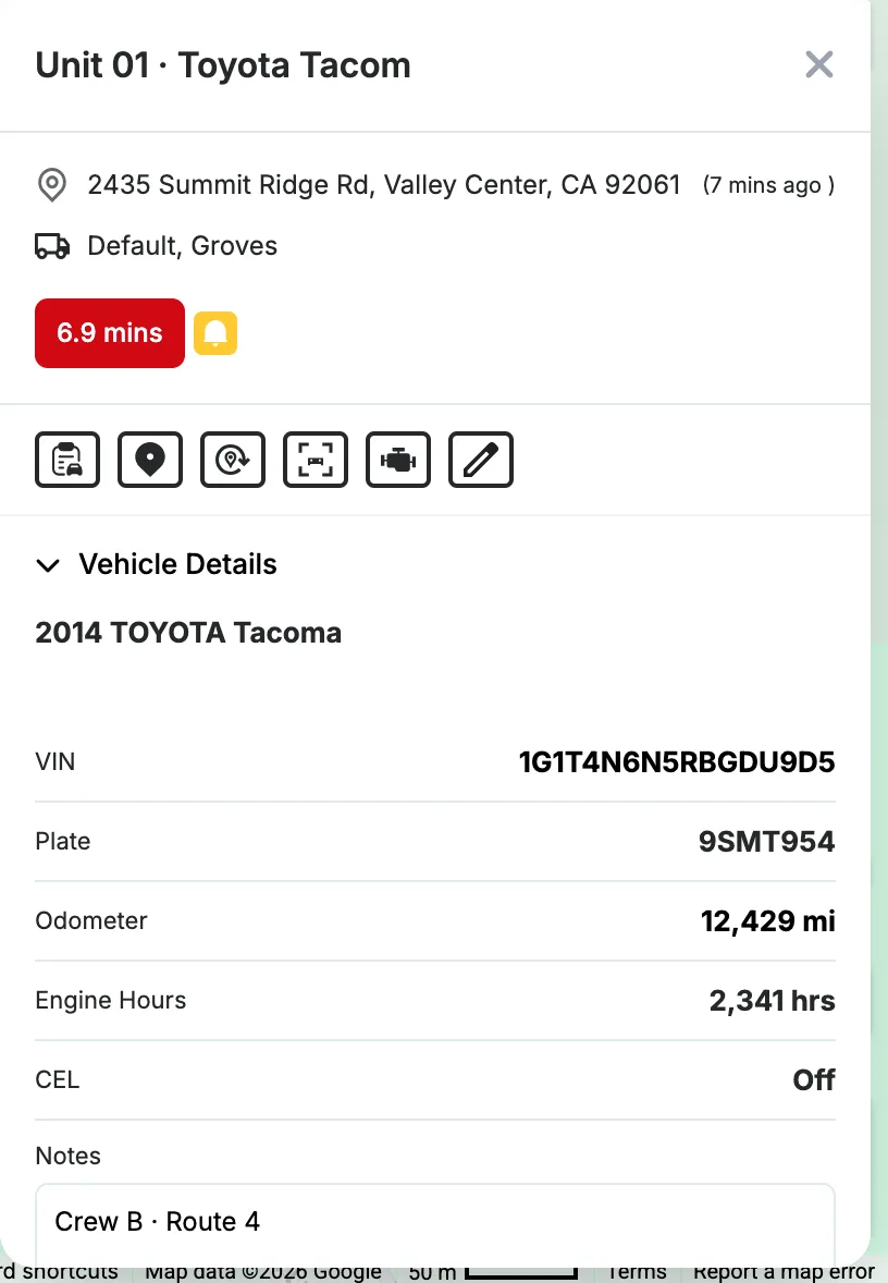 EZ Track Login: One vehicle