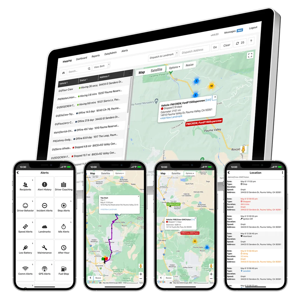 GPS Leaders fleet tracking platform
