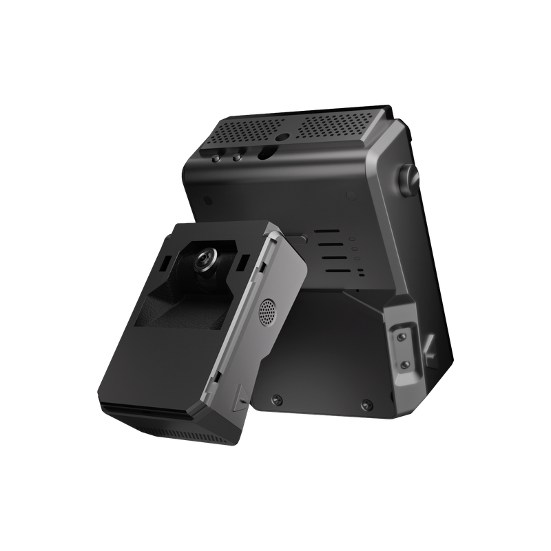 GPS Leaders AI Dash Camera, road and driver facing